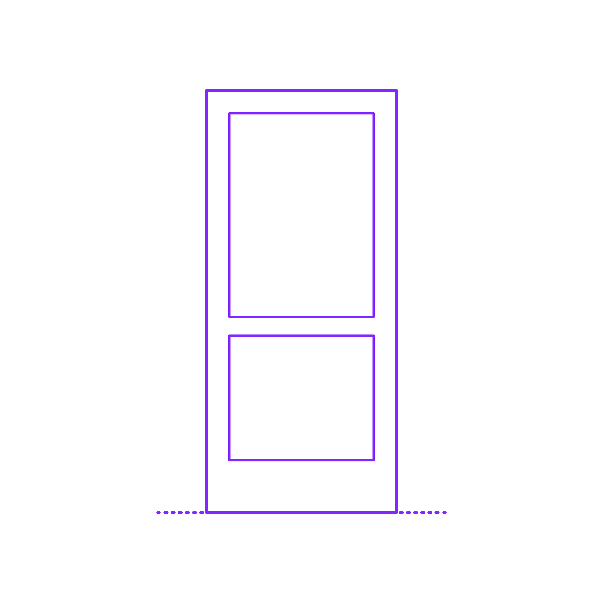 Buildings Interior Doors Solid Interior Door Mix 2 Panels Sticker Outline Svg File Free Vectors